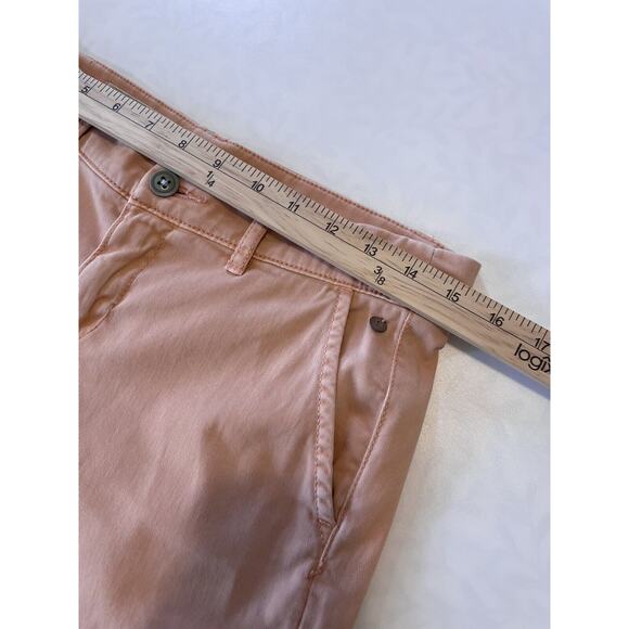 Pilcro and the Letterpress Hyphen Pants Sz No 25 Relaxed Sunwashed Orange Pink - Picture 8 of 9